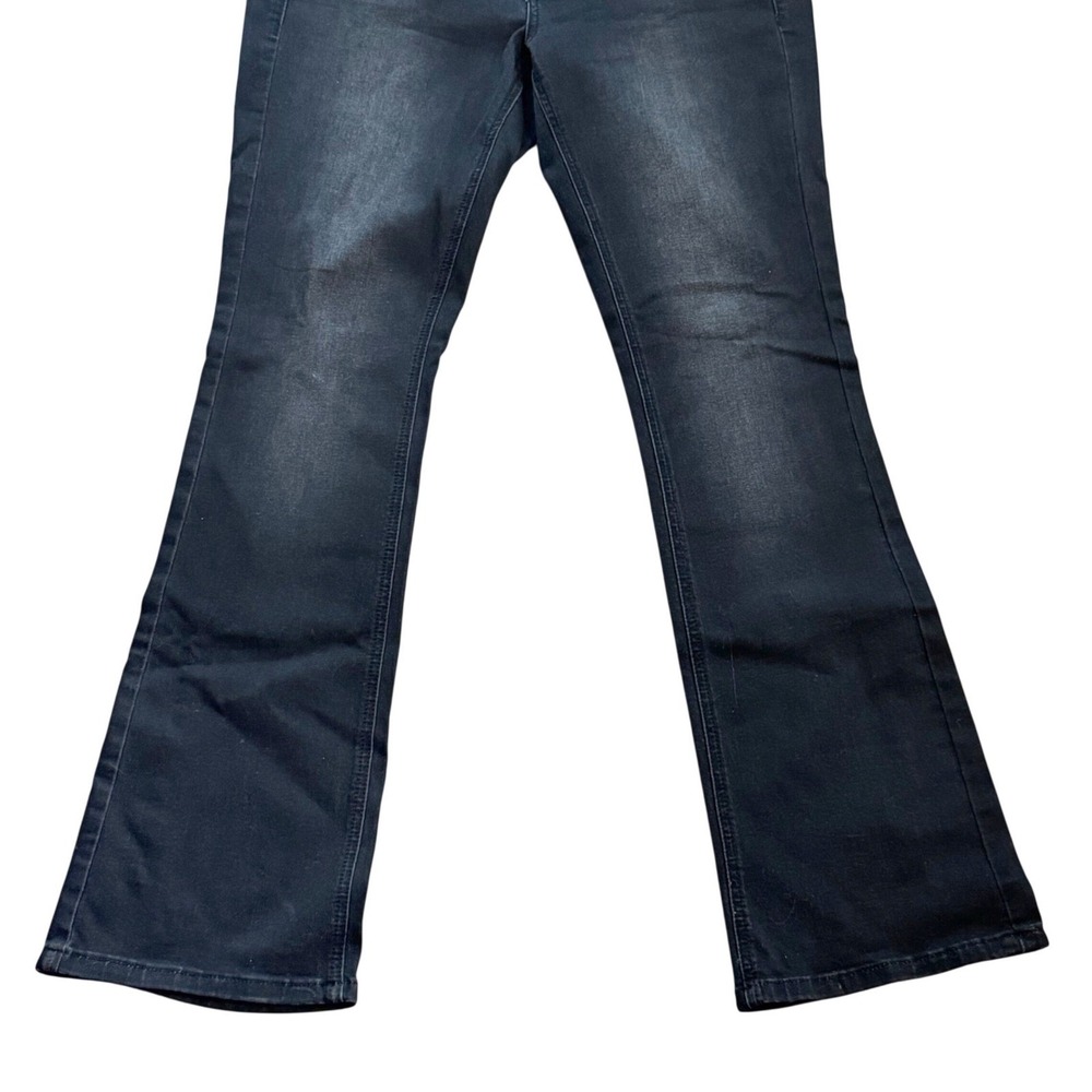 BDG Y2K Style Black Flare Jeans Size 30 High Rise Stretch Denim Urban Outfitters - Picture 4 of 13